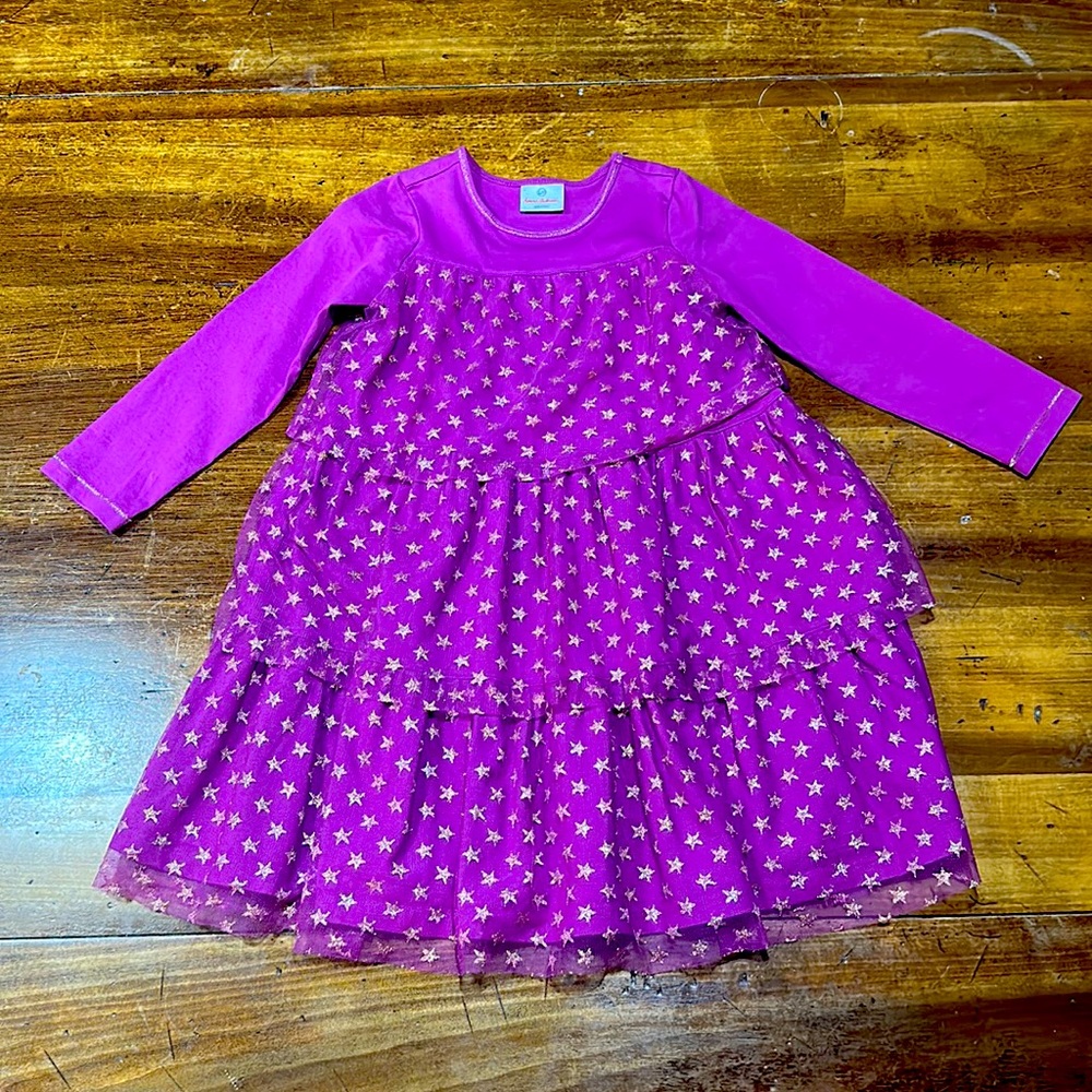 Hanna Andersson girl’s dress size 120 purple